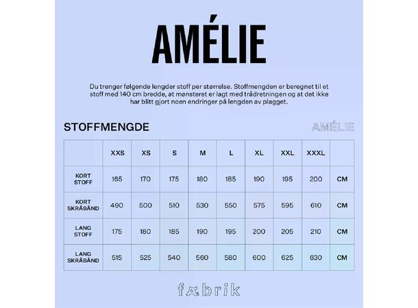 Fæbrik symønster - AMÉLIE jakke.