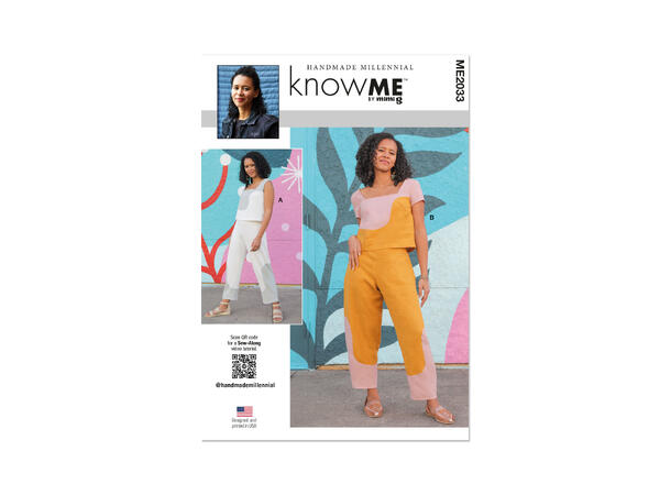 KnowME 2033 - Crop-topp og bukse.