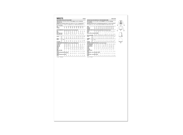 McCall's 8370 - Jakke og skjørt.