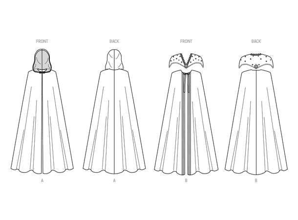 McCall's 8428 - Kappe korstyme.