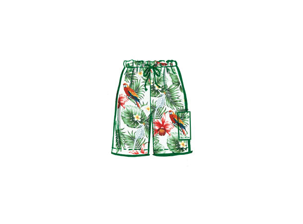 McCall's 8486 - Skjorte og shorts.