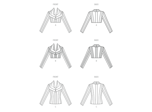 McCall's 8533 - Jakke og bolero.