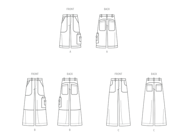 McCall's 8536 - Bukse og shorts til herre.
