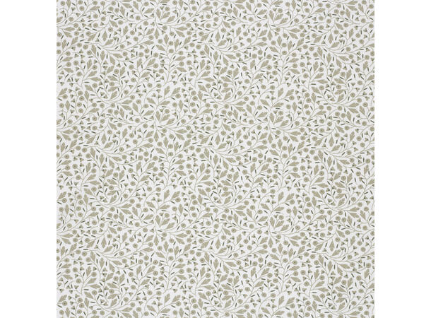 Poplin, blomster Blomster - Off white 