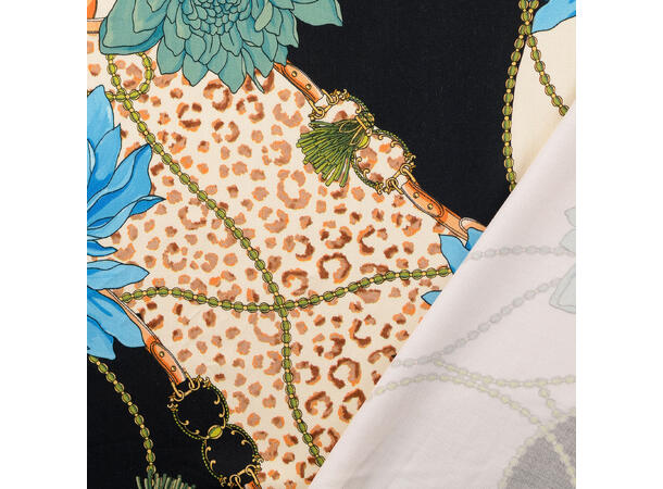 Viskose Sateng Flowers