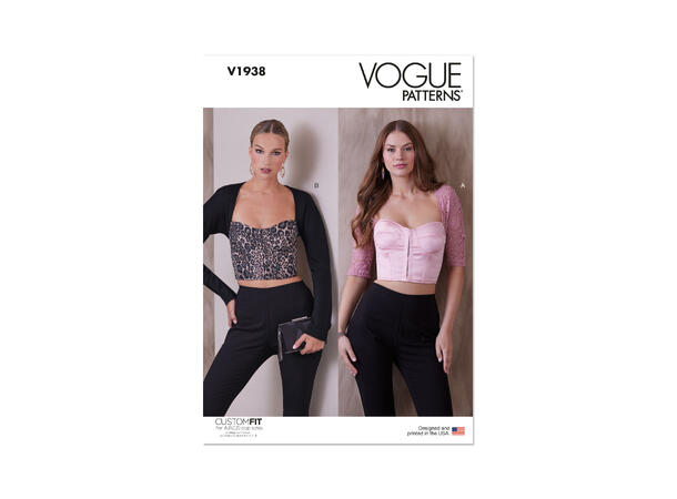 Vogue 1938 - Korsett-topp.