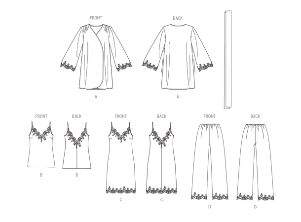 Vogue 1962 - Nattøy.