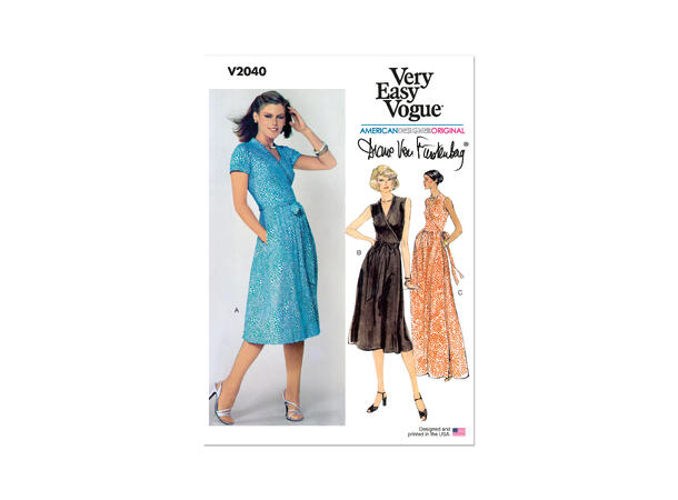 Vogue 2040 - Vintage kjole.