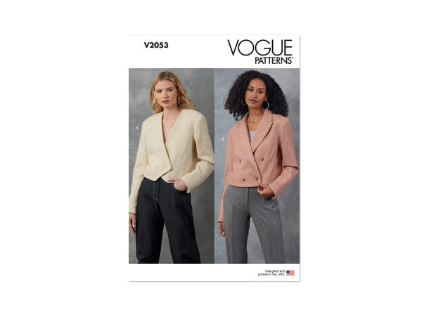Vogue 2053 - Kort jakke.