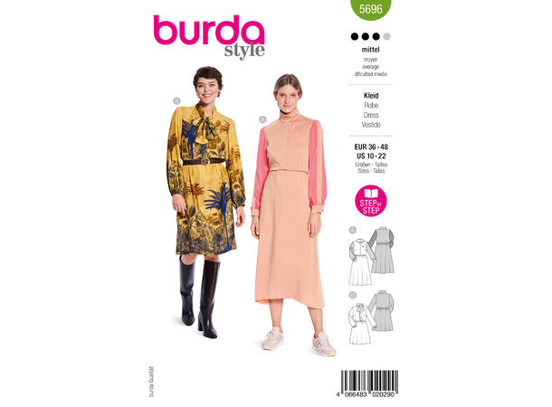 Burda 5719 - Kjole.