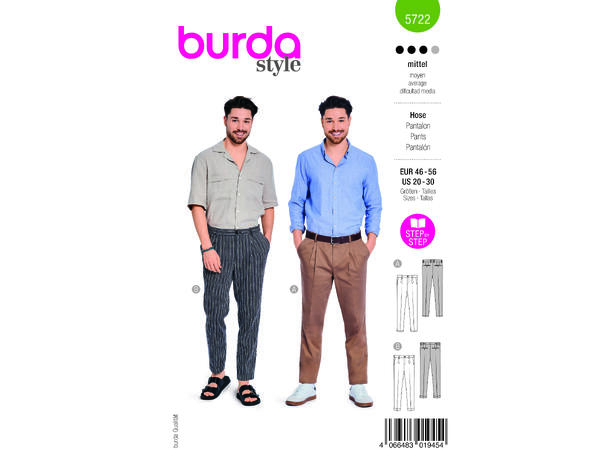 Burda 5722 - Bukse.
