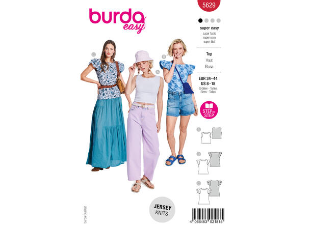 Burda 5730 - Topper.