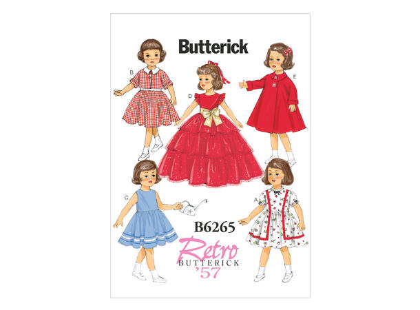 Butterick 6265- Retro dukkeklær