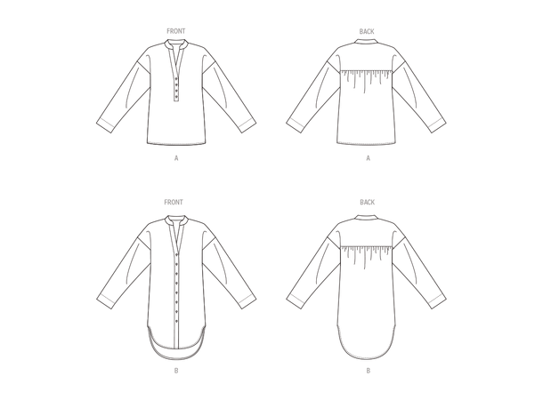 Butterick 6929- Topp og tunika til dame