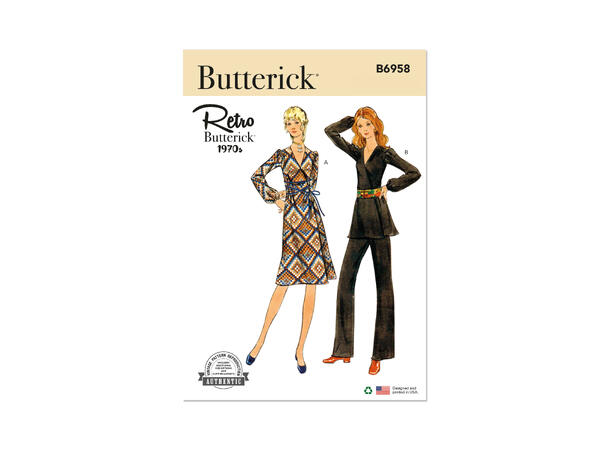Butterick 6958- Retro Klespakke til dame