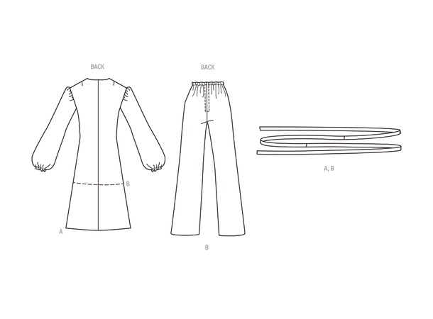 Butterick 6958- Retro Klespakke til dame