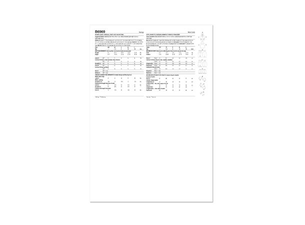 Butterick 6969- klespakke til baby