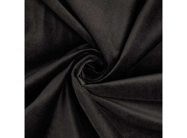 Fløyel, Bomull Sort 