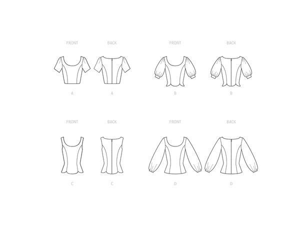 McCall's 8255 - Bluse og topp.