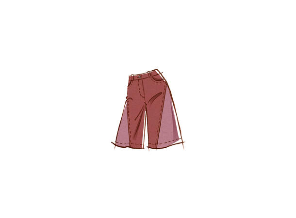 McCall's 8408 - Bukse og shorts.