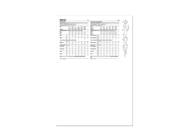 McCall's 8443 - Nattøy til herre.