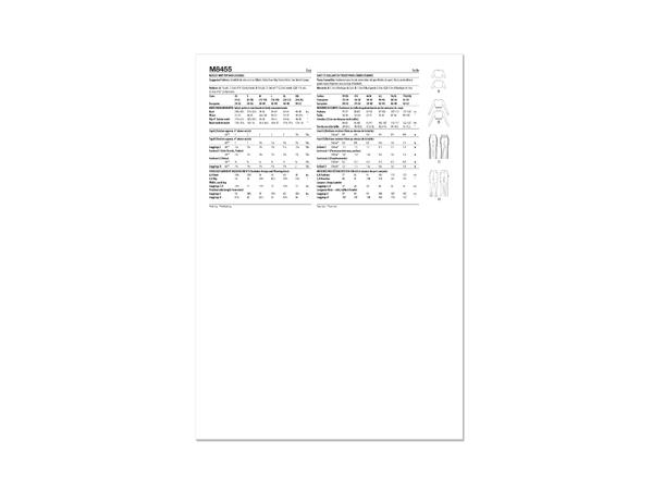 McCall's 8455 - Topp og leggings.