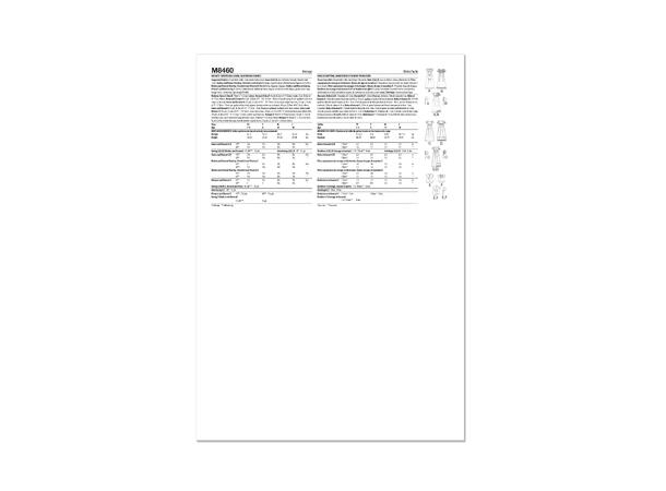 McCall's 8460 - Dåpskjole, dåpsromper og kyser.