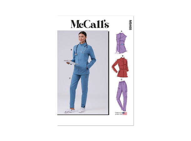 McCall's 8468 - Sykepleier uniform.