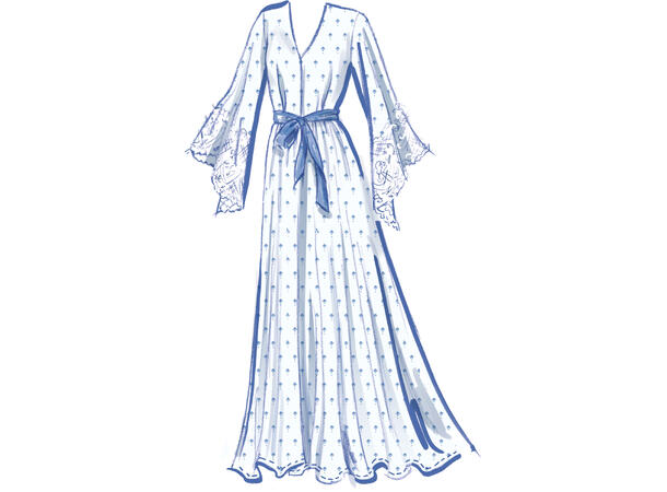 McCall's 8535 - Morgenkåpe og nattkjole.