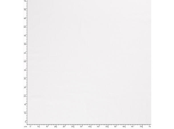 Twill bomull Hvit, uten elastan