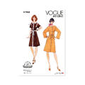 Vogue 1948 - Vintage kjole Y5 (18-20-22-24-26)