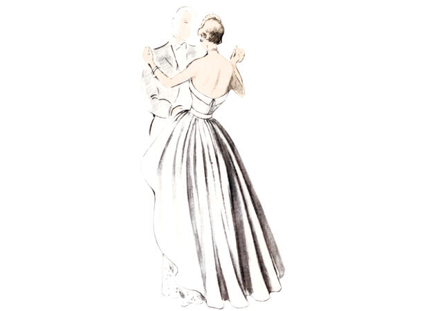 Vogue 1963 - Vintage kjole
