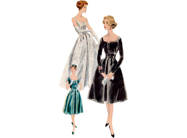 Vogue 2002 - Vintage Kjole.