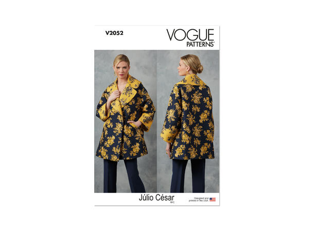 Vogue 2052 - Løstsittende jakke.