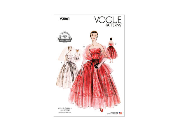 Vogue 2061 - Vintage kjole.
