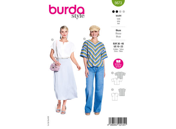 Burda 5745 - Bluse