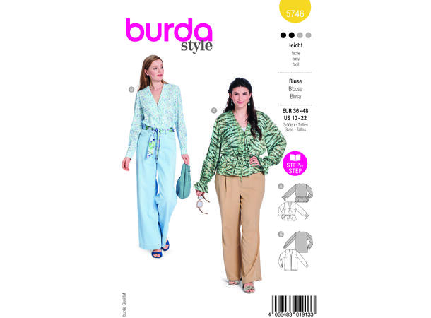 Burda 5746 - Bluse.