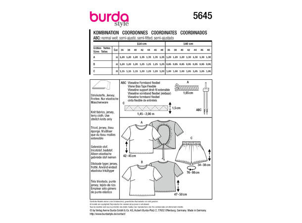 Burda 5761 - Joggebukse og shorts.