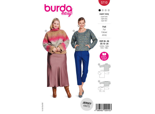 Burda 5790 - Genser.