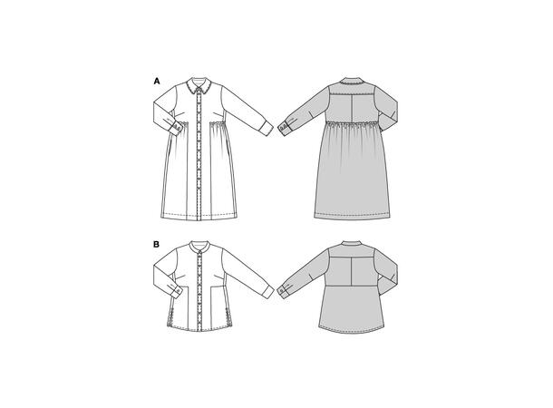 Burda 6685 - Kjole og bluse