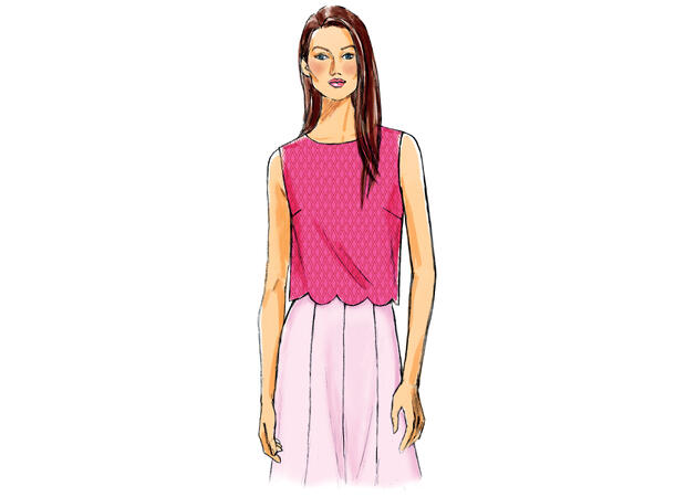 Butterick 6175 topp