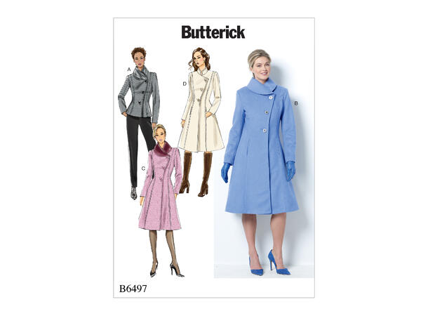Butterick 6497 - Jakke og Kåpe til dame.