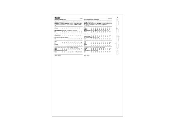 Butterick 6923- retro kjole