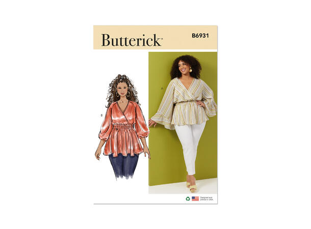 Butterick 6931- Topp til dame