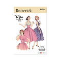 Butterick 6938- Retro Kjole og jakke A5 (6-8-10-12-14)