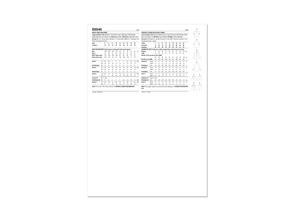 Butterick 6946- Klespakke til dame