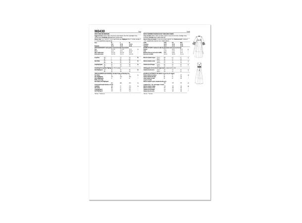 McCall's 8430 - Vintage nattkjole og morgenkåpe.