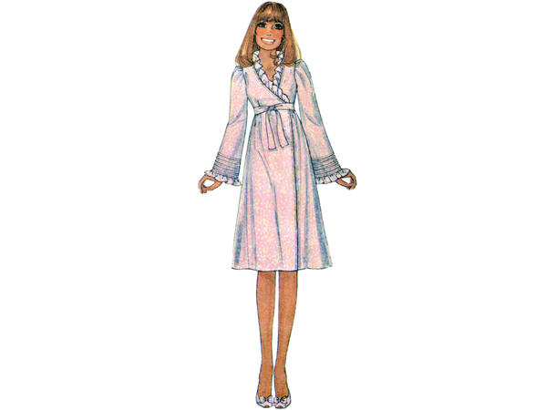 McCall's 8430 - Vintage nattkjole og morgenkåpe.