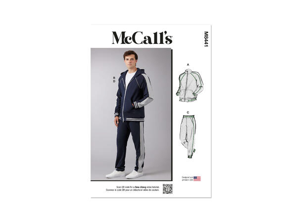 McCall's 8441 - Joggedress til mann.
