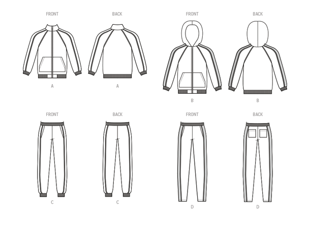 McCall's 8441 - Joggedress til mann.